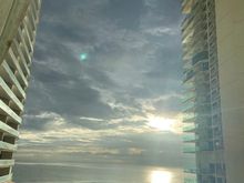 Sunrise from one of my balconies.