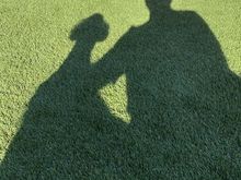 Poppy and her “shadow!”