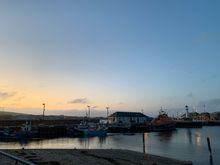 Sunset views with clear sky