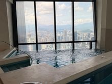 Jacuzzi in the pool area (another one in locker)