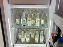 Fridge in kitchenette
