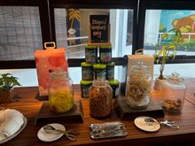 They have now added some snacks, coffee and tea