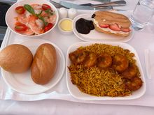 Prawn machbous.  Not particularly interesting, just some prawns with rice.