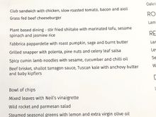 Zoomed in, food. 