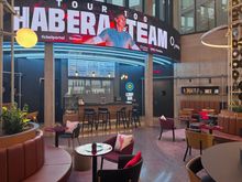 Hotel lobby - clear that they are events oriented with all the ads for upcoming shows