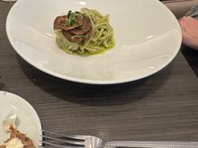Bucatini. Straight forward, but well executed. 