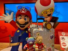 Cheddar Bear's  (on the right) first time in Japan!