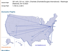 First time posting my flight data. If anyone flies DCA-PBI as regularly as I do, make sure to say hi. 