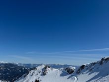 Glimpses of the lake from the top of the Headwall Express
