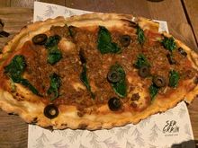 Mushroom flat bread