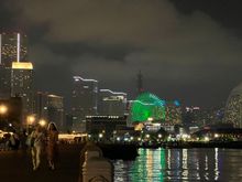 Minatomirai skyscrapers at night