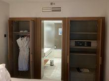 Storage space in bedroom