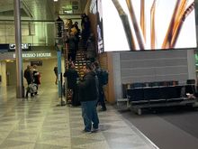 AY Schengen lounge queue 3 min before opening