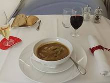 Lentil soup... tasted much better than it looked.