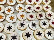 Linzer Tart Cookies - the original reason for purchasing the snowflake cutter.