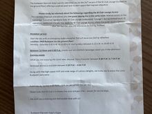 Check in letter for the Marriott Budapest