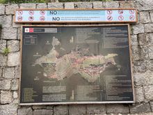 Map of the different routes