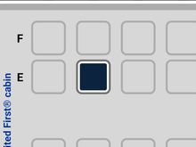 My open seat 2E