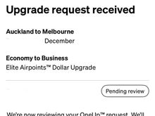 EAPD Upgrade pending with the "One Up message"