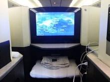 Japan Airlines Sky Suite (J) - middle seat 
JL 062 NRT-LAX November 2015