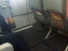 former Interjet plane exit row