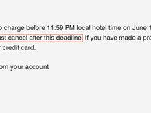 Final confirmation screen when booking with points.