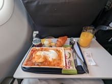 EDI-LHR this morning.

Happy to see the FA promptly handed out menus after boarding and opted for the Shakshuka.