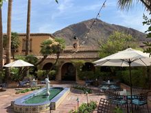 If you like courtyards with fountains, this is the place for you.
