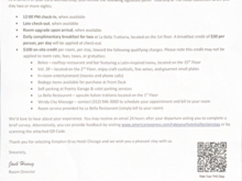Kimpton Gray THC Welcome Letter