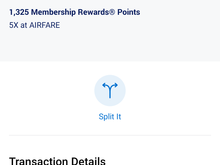 The Platinum person card is earning 5x airfare via Egencia