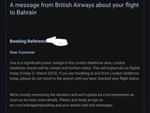 BA email, around