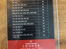 Walking times from business lounge