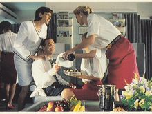 Passengers were loving Virgins onboard pampering