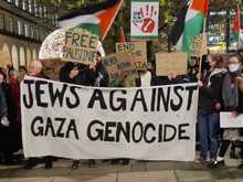Lovely to see so many Jewish brothers and sisters taking part in the march against genocide by Israel in Manchester last night. 