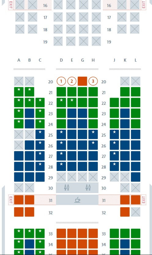 American Airlines Flight 723 Seating Chart