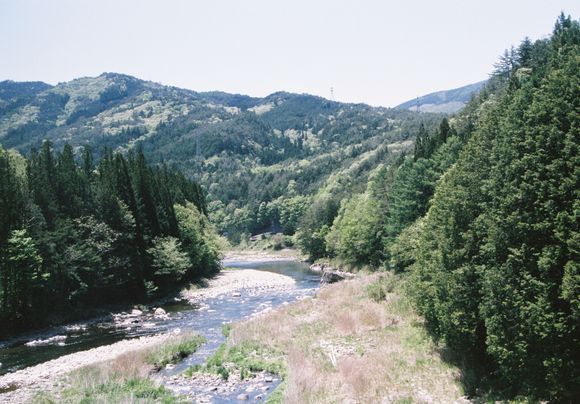 View on the JR Hida