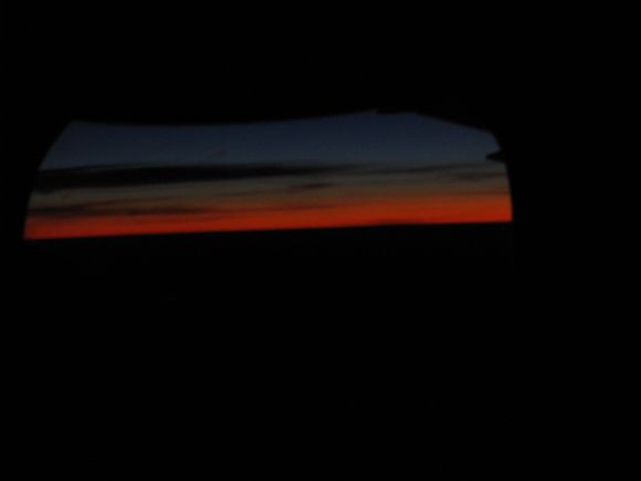 sunrise coming soon, over the Amazon