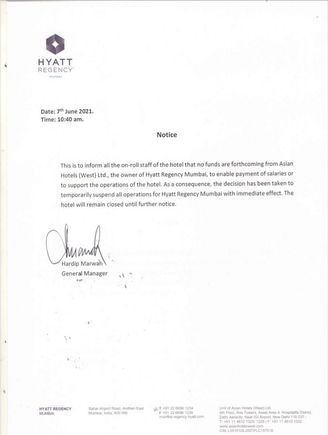 Kind of a rough letter.