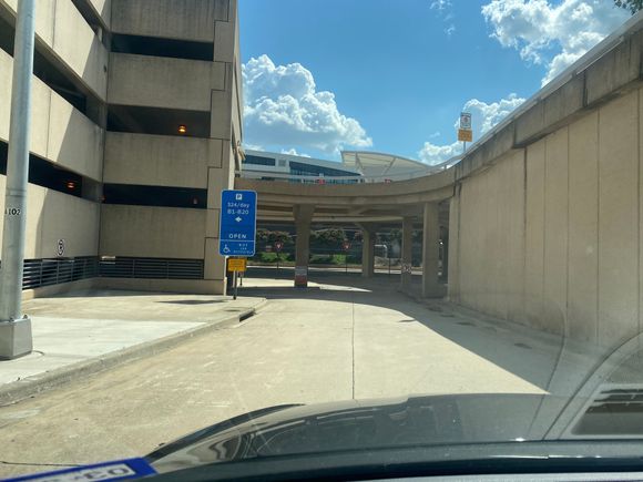 Terminal B parking