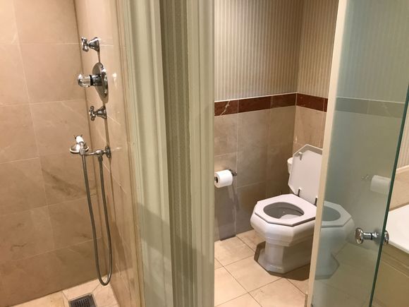 Seperate shower and toilet