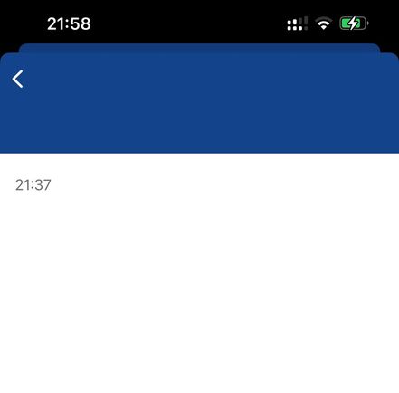 I got a weird notification with no content