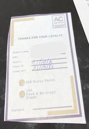 Platinum welcome benefits