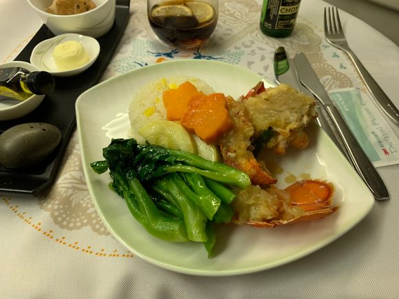 This time the lobster is restaurant quality and rice wasn’t dry.