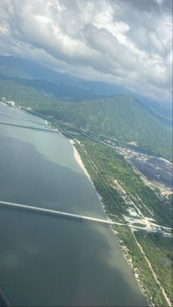 Landing into SMR airport, amazing views