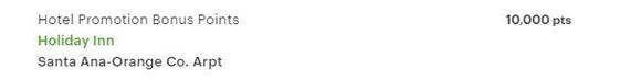 10k Point Package from Holiday Inn non-tier qualifying