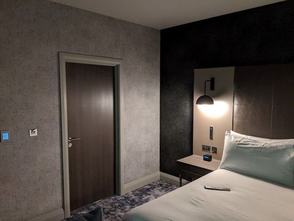 Bedroom - door to bathroom.