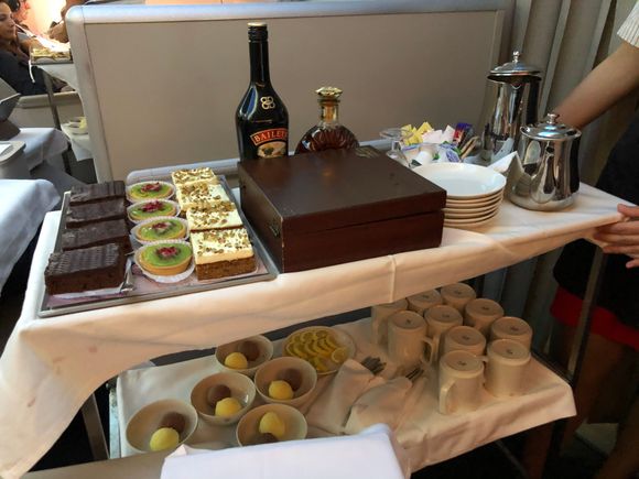 Dessert cart