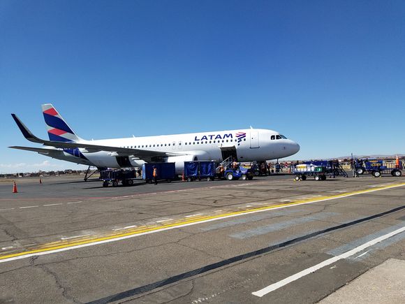 Both the flights to Lima were on the ground concurrently at Puno