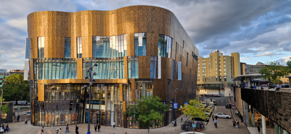 It opened in 2019 and won an award for best retail architecture in Germany that year.