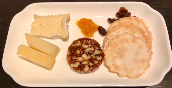 Brie , Camembert and Comté cheeses 